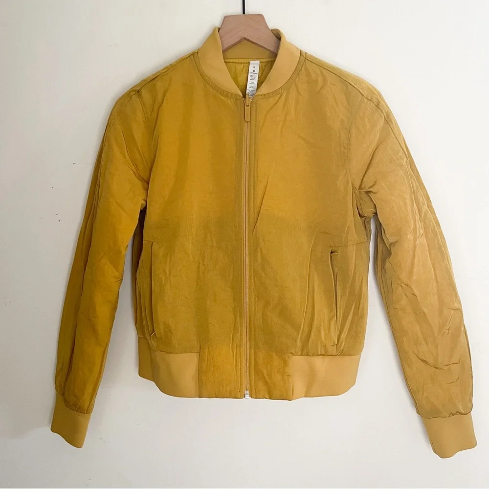 Lululemon Non-Stop Bomber Jacket REVERSIBLE  in Parachute Size 6